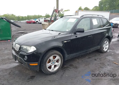 2007 BMW X3 3.0Si z USA, uszkodzony, nr VIN WBXPC93417WF17152
